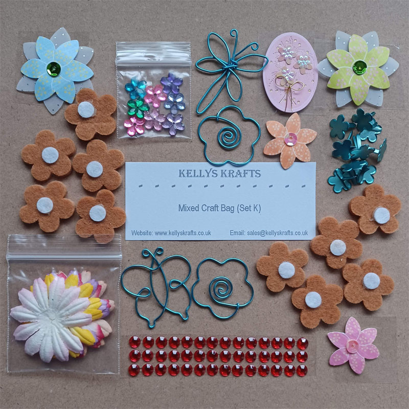 (image for) CLEARANCE - Mixed Bag of Craft Items (SET K)
