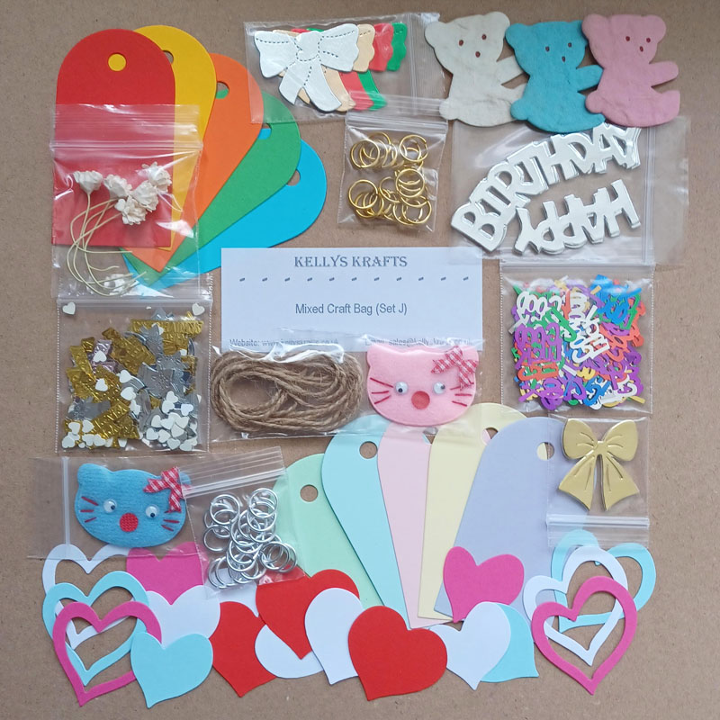 (image for) CLEARANCE - Mixed Bag of Craft Items (SET J)