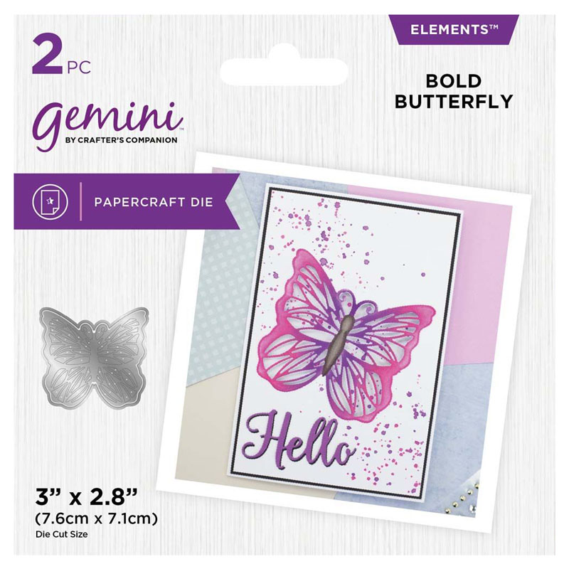 (image for) Gemini Cutting Die, Cut-In & Cut-Out - Bold Butterfly