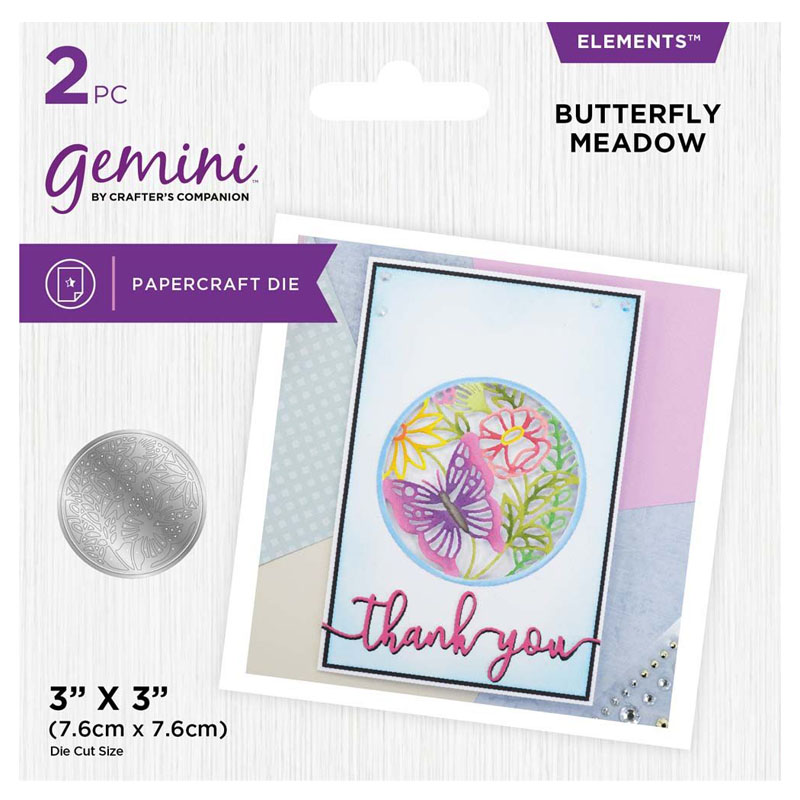 (image for) Gemini Cutting Die, Cut-In & Cut-Out - Butterfly Meadow