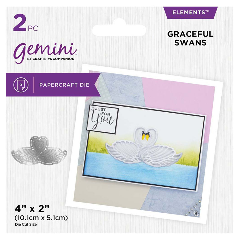 (image for) Gemini Cutting Die, Cut-In & Cut-Out - Graceful Swans