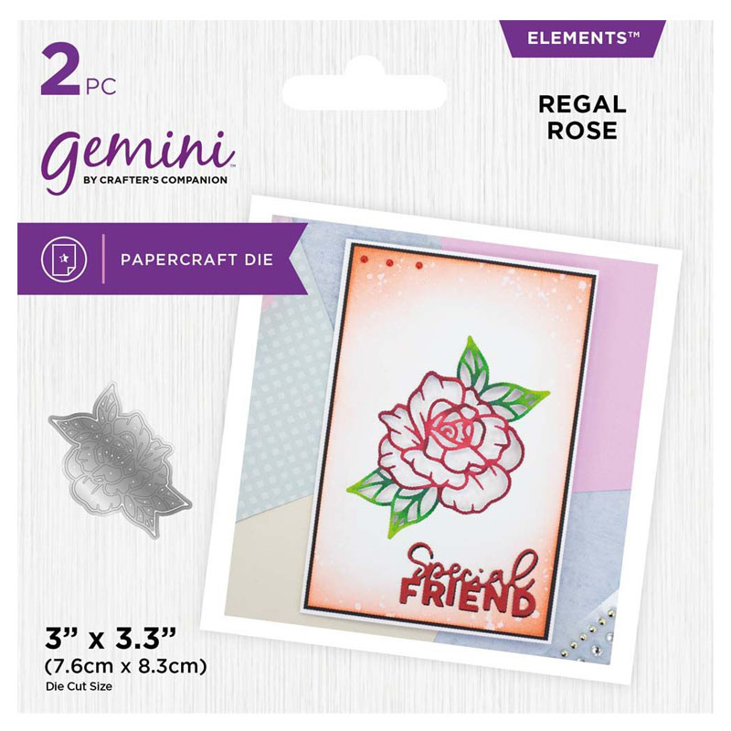 (image for) Gemini Cutting Die, Cut-In & Cut-Out - Regal Rose