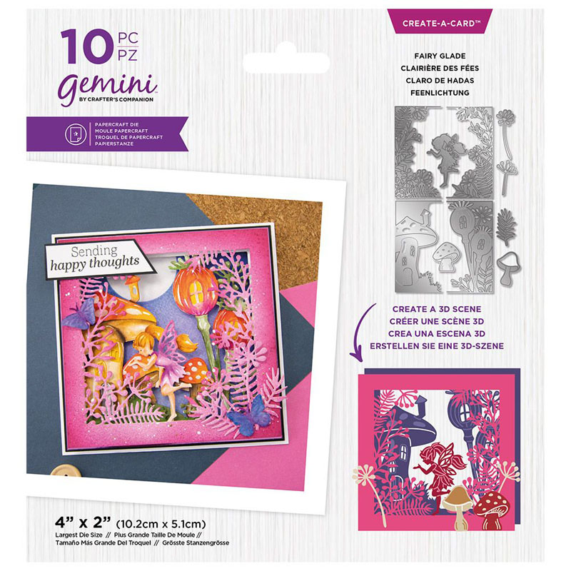 (image for) Gemini Cutting Die, Create A Card - Interchangeable Scene - Fairy Glade