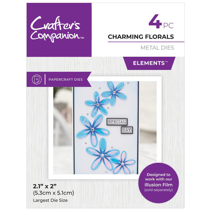 (image for) Crafters Companion Cutting Die, Elements - Charming Florals