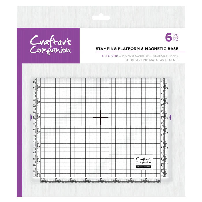 (image for) 8"x8" Stamping Platform & Magnetic Base by Crafters Companion