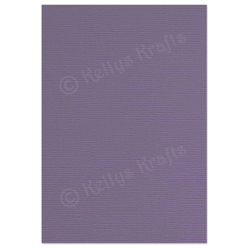 (image for) Eggplant Purple Linen-Weave Textured Card (1 Sheet)