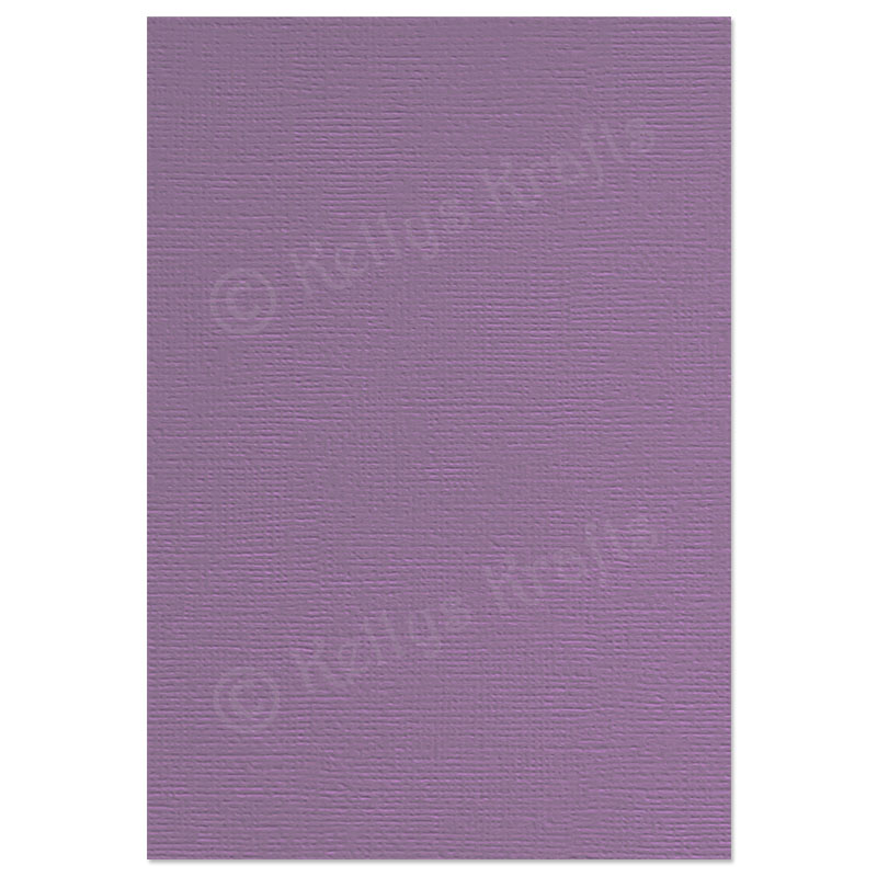(image for) Plum Purple Linen-Weave Textured Card (1 Sheet)