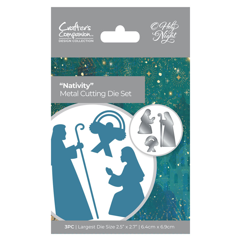 (image for) Crafters Companion Cutting Die, O Holy Night - Nativity