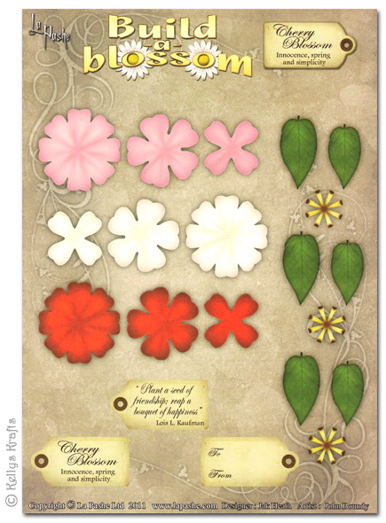 (image for) Decoupage A4 Sheet - Build A Blossom, Cherry Blossom