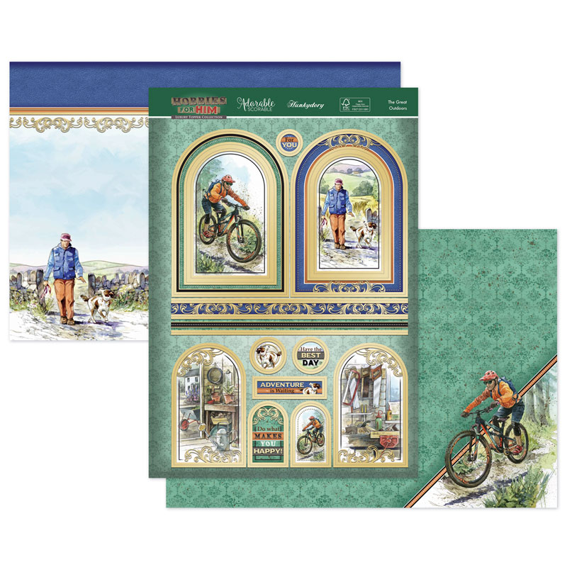 (image for) Die Cut Topper Set - Hobbies For Him, The Great Outdoors