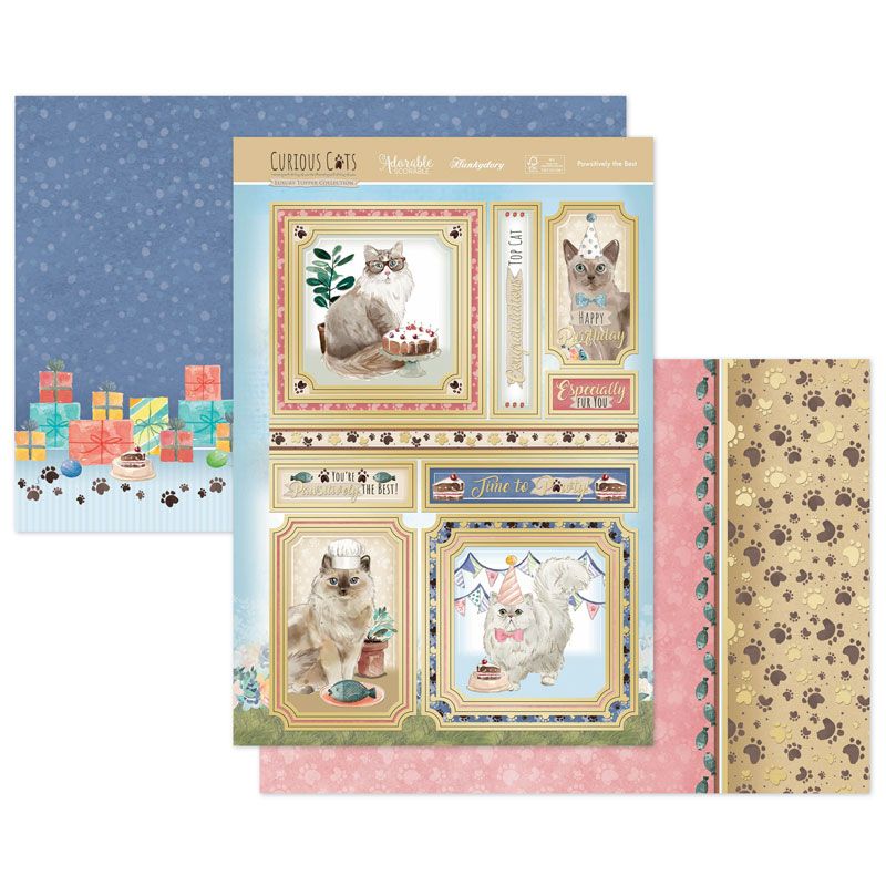 (image for) Die Cut Topper Set - Curious Cats, Pawsitively the Best