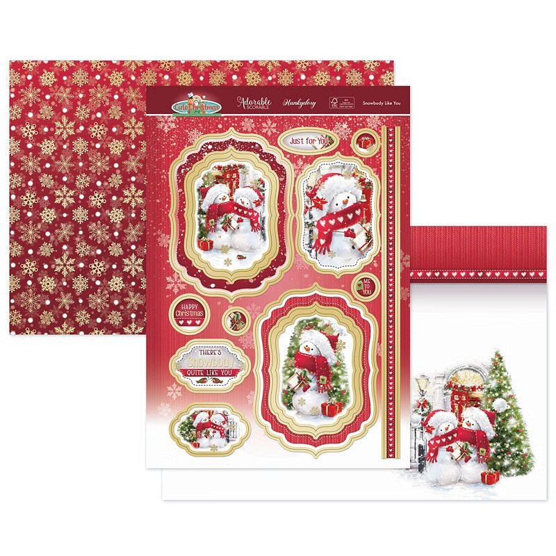 (image for) Die Cut Topper Set - Cute Christmas, Snowbody Like You