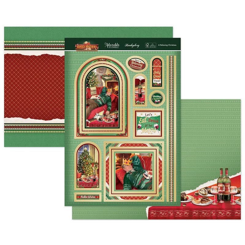 (image for) Die Cut Topper Set - Winter Warmers 2024, A Relaxing Christmas