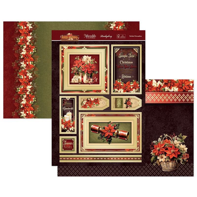 (image for) Die Cut Topper Set - Winter Warmers 2024, Perfect Poinsettia
