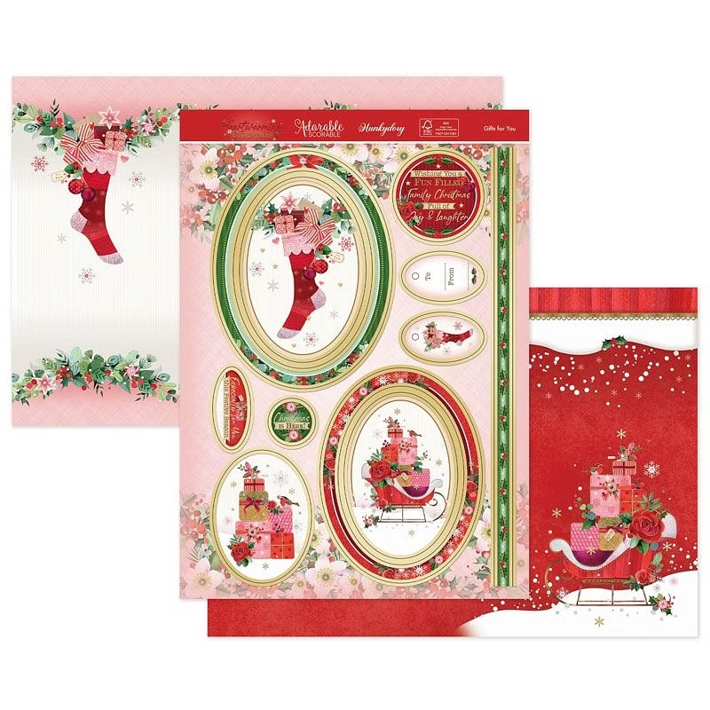 (image for) Die Cut Topper Set - A Heartwarming Christmas, Gifts For You