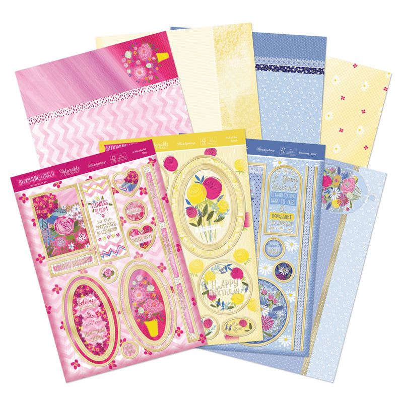 (image for) Die Cut Topper Set - Blooming Lovely (8 Sheets)