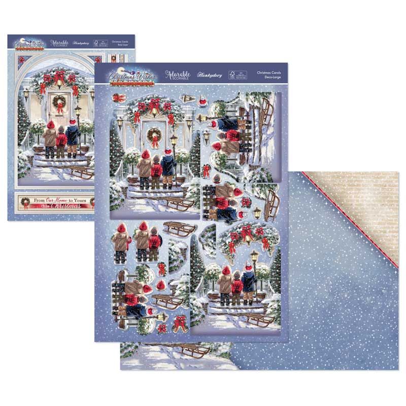 (image for) Die Cut Decoupage Set - Christmas Wishes, Christmas Carols