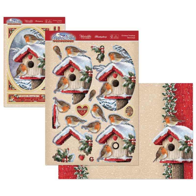 (image for) Die Cut Decoupage Set - Christmas Wishes, Christmas Tweetings