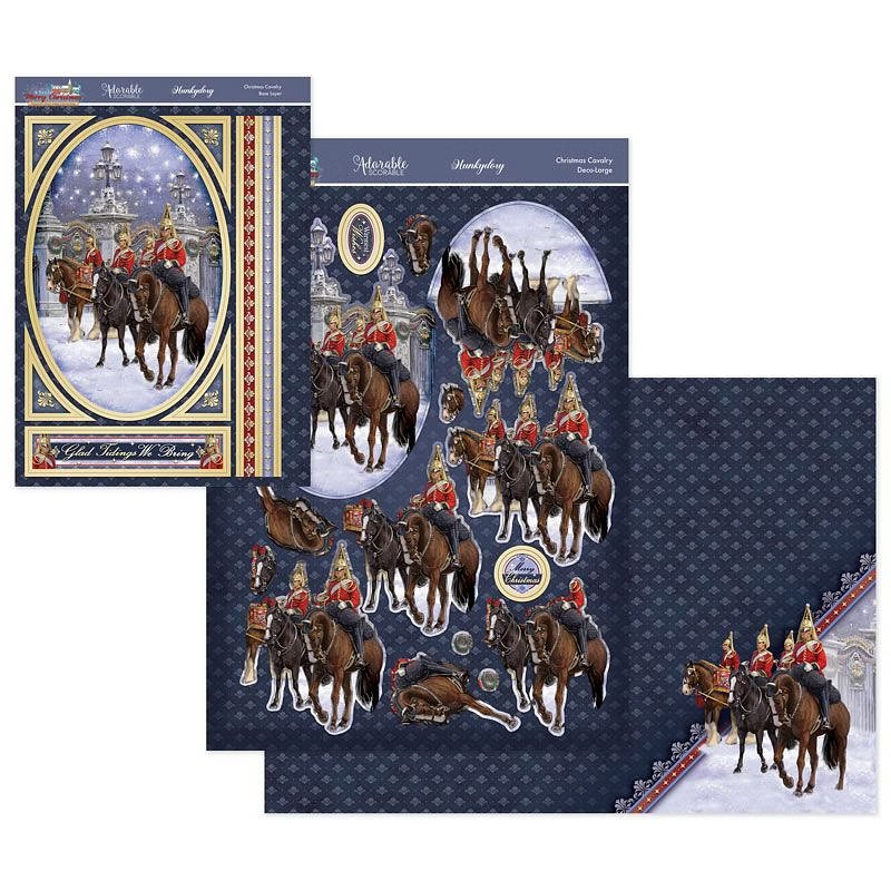 (image for) Die Cut Decoupage Set - A Very Merry Christmas, Christmas Cavalry