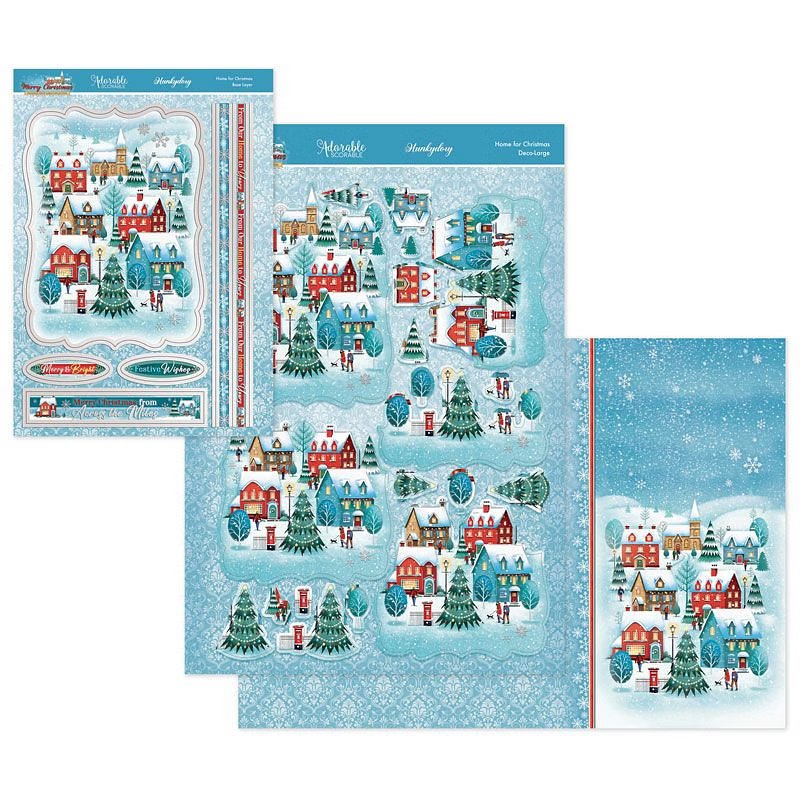 (image for) Die Cut Decoupage Set - A Very Merry Christmas, Home For Christmas