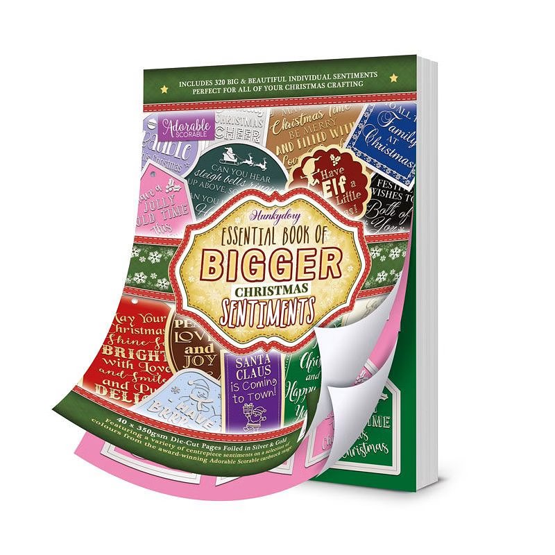 (image for) Book of Bigger Christmas Sentiments (40 sheets, 320 banners) EBK148