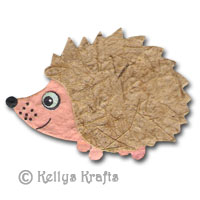 (image for) Mulberry Hedgehog Die Cut Shape, Light Brown