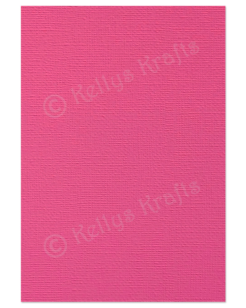 (image for) Raspberry Pink Linen-Weave Textured A4 Card (1 Sheet)