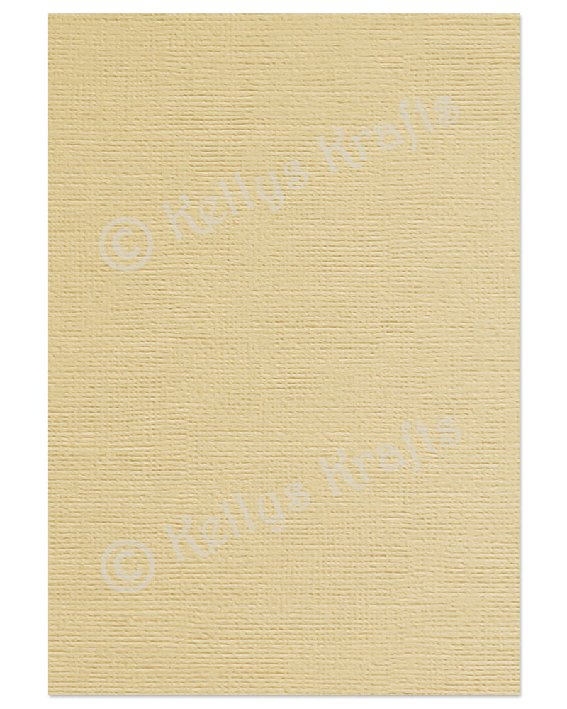 (image for) Tan Brown Linen-Weave Textured Card (1 Sheet)