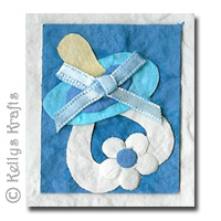 (image for) Mulberry Card Topper - Blue Dummy / Pacifier